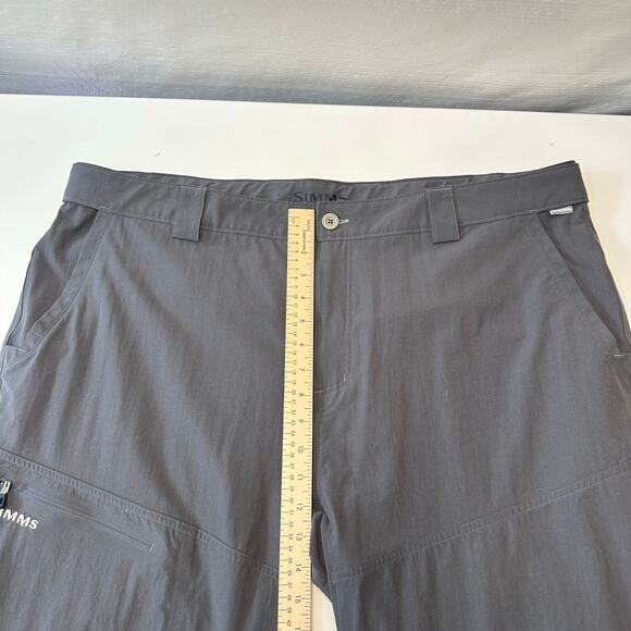 Simms Men’s 2X Guide Fishing Pants in Slate Gray Quick Dry Nylon Outdoor - Picture 8 of 10